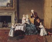 Johann Zoffany The visit in the lord china oil painting artist
